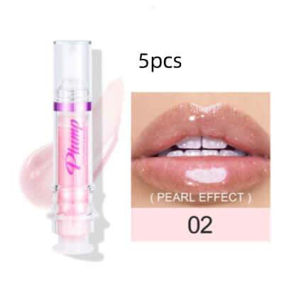 Liquid Lipstick Légèrement Épicé avec effet nacré et applicateur, 5pcs pour des lèvres brillantes et séduisantes.