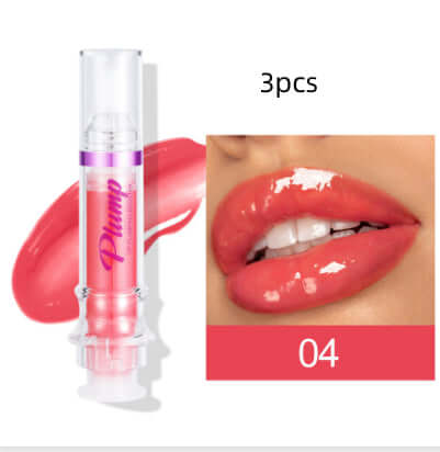 Liquid lipstick légèrement épicé avec brillance intense, en teinte 04, et applicateur pratique, idéal pour des lèvres séduisantes.