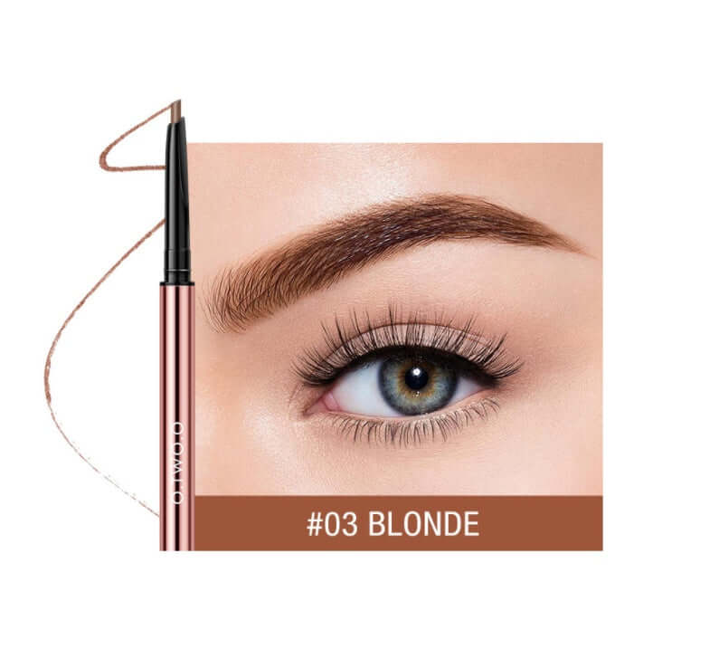 maquillage sourcils haute performance en teinte #03 Blonde pour sourcils définis et naturels.