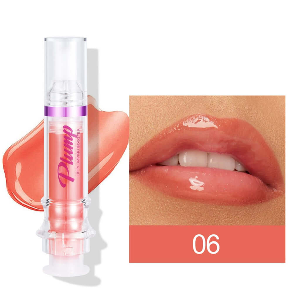 Liquid Lipstick Légèrement Épicé – Teinte 06 avec brillance et effet stimulant sur les lèvres.